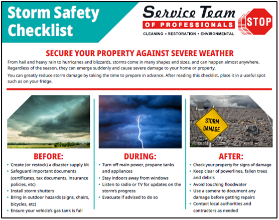 Storm Safety Checklist How To Stay Safe Before During And After A Storm 